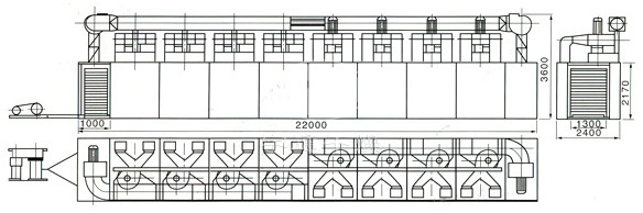 隧道式熱風(fēng)烘箱(縱向)