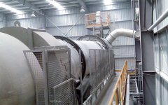 回轉(zhuǎn)滾筒污泥干化機(jī)-用戶現(xiàn)場