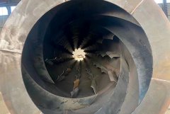 回轉(zhuǎn)滾筒污泥干化機(jī)用戶現(xiàn)場