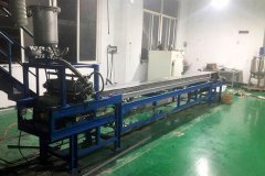 鋼帶熔融成型造粒機(jī)用戶現(xiàn)場(chǎng)