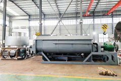 空心槳葉干化機(jī)加工現(xiàn)場(chǎng)